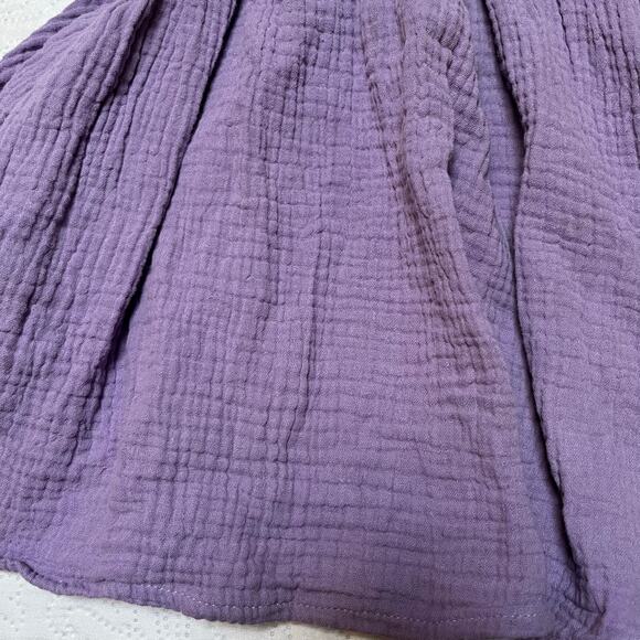 Vivie & Ash Smocked Muslin Puff Sleeve Dress Size 4 - Picture 5 of 6